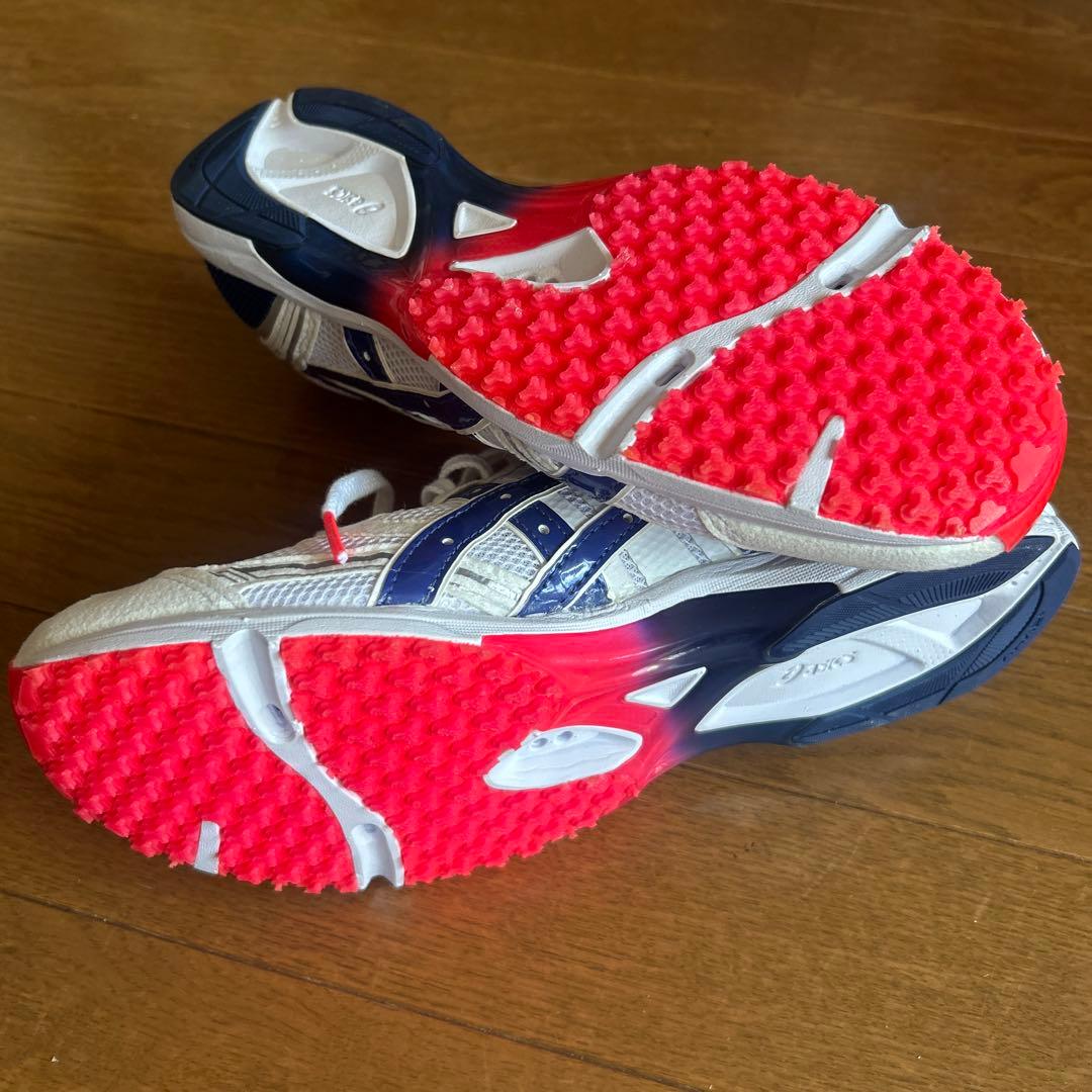 asics マラソンシューズ レディース24.5センチ　ホワイト