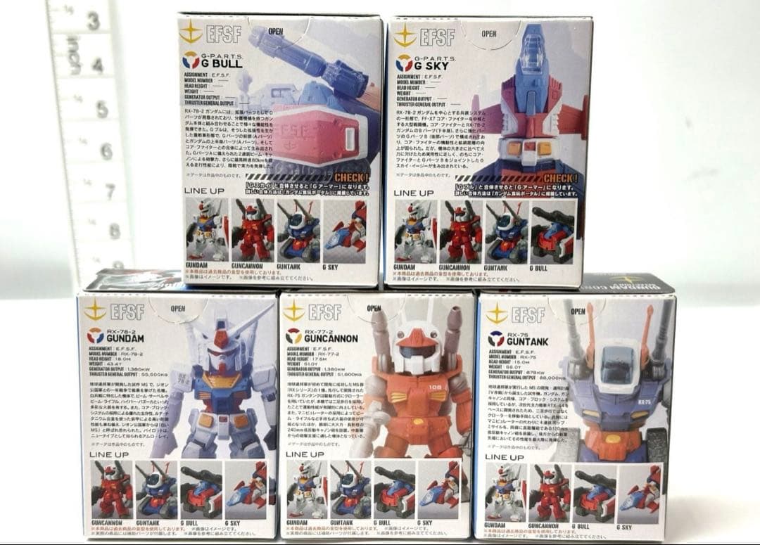 ガンダム　コンバージ　セレクション5 セブンイレブン限定　全5種セット　新品