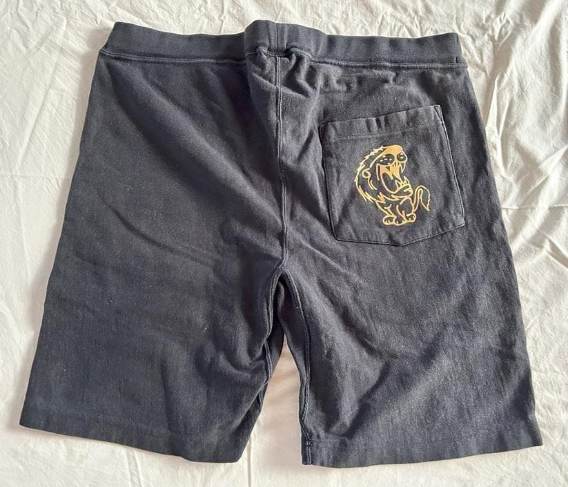 ★超カッコいいデザイン！Champion NSSU WRESTLING 短パン★