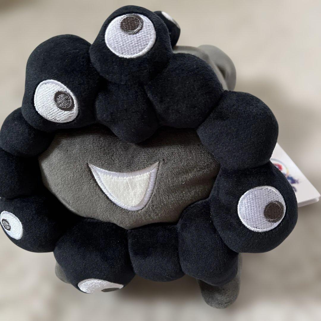 黒ミャクミャク 這型 Ｍサイズ ぬいぐるみ 万博☆