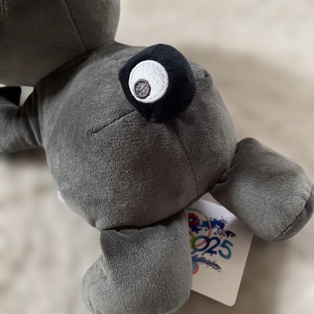 黒ミャクミャク 這型 Ｍサイズ ぬいぐるみ 万博☆