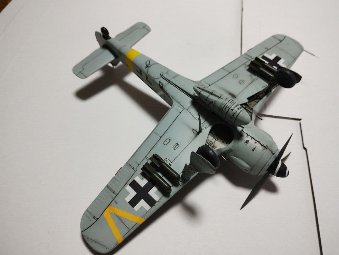 プラモデル完成機　1/48　フォッケウルフ(2)