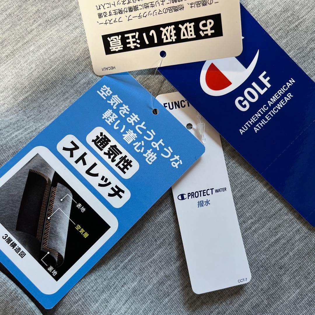 チャンピオン ゴルフ パーカー テックウィーブ3LS ジップフーデッドスウェット