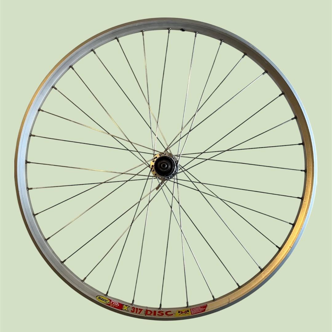 SHIMANO XT ハブ MAVIC X317 DISC 26インチホイール