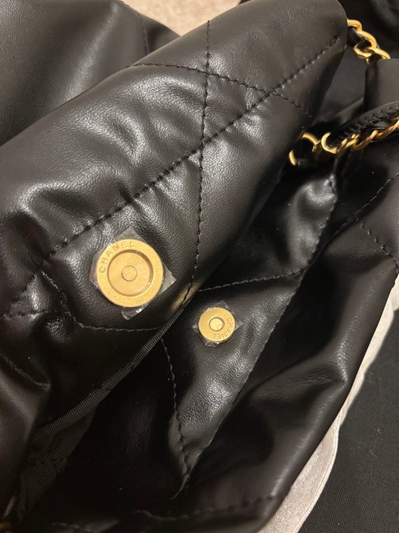 CHANEL ブラックレザー ショルダーバッグ ノベルティ 2way 保存袋付き