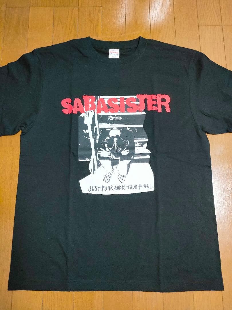 【未使用】サバシスター JUSTPUNKROCKTOUR FINAL Tシャツ