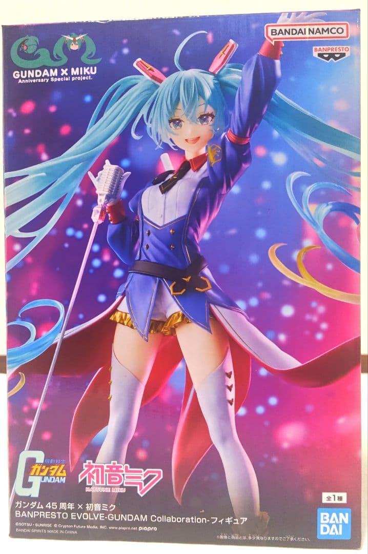 【新品】ガンダム45周年記念 GUNDAM x MIKU フィギュア 6個セット