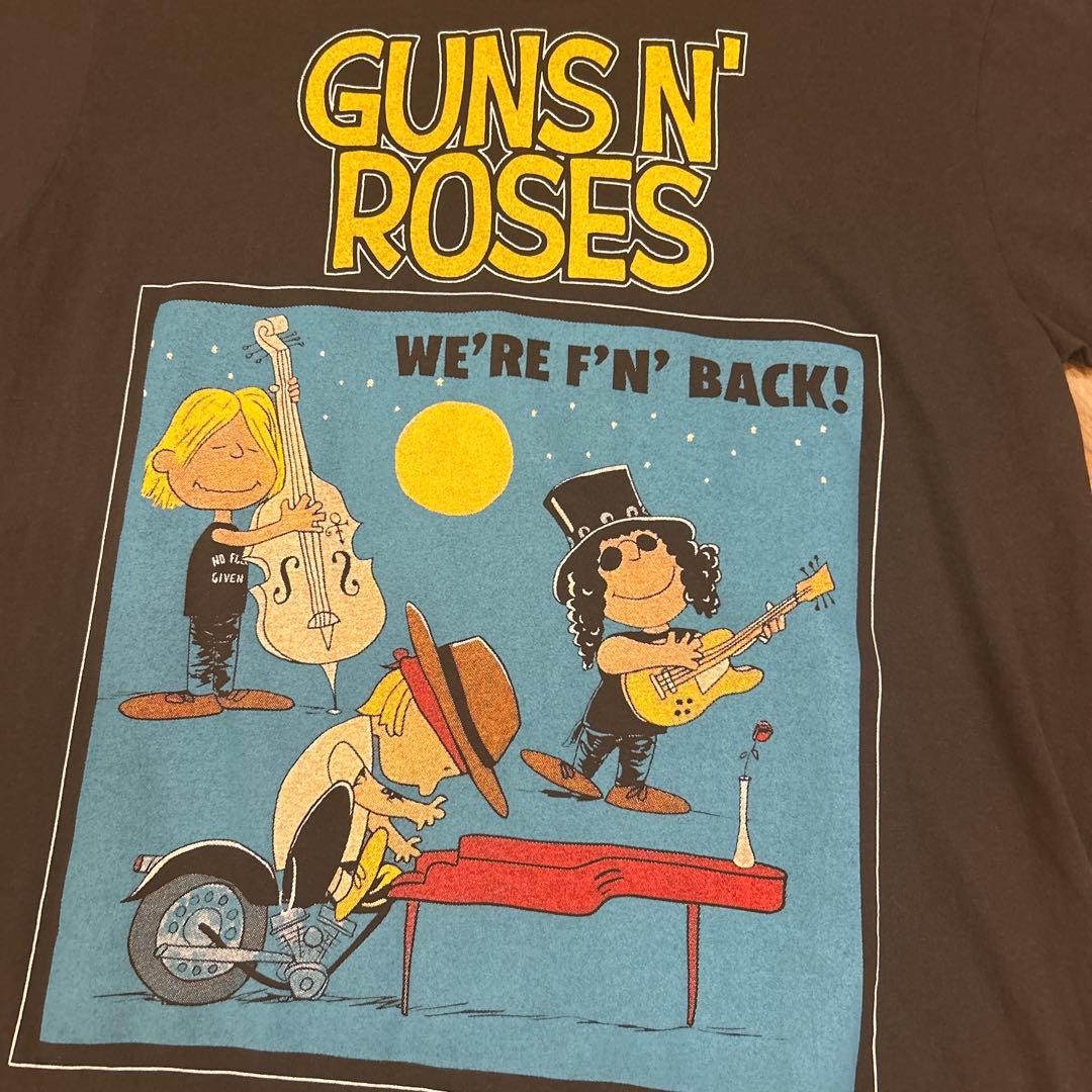 貴重！ガンズアンドローゼス ライブTシャツ ピーナッツデザイン 新品未使用