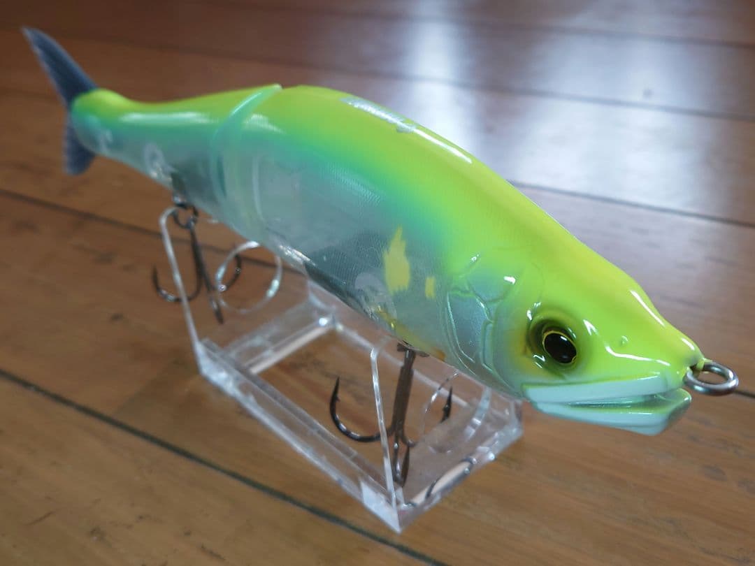 美品 ガンクラフト 鮎邪 ジョインテッドクロー マグナム 230 チャート