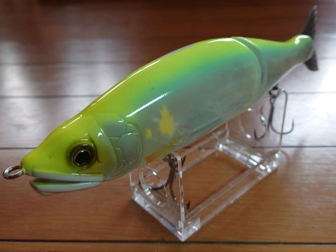 美品 ガンクラフト 鮎邪 ジョインテッドクロー マグナム 230 チャート