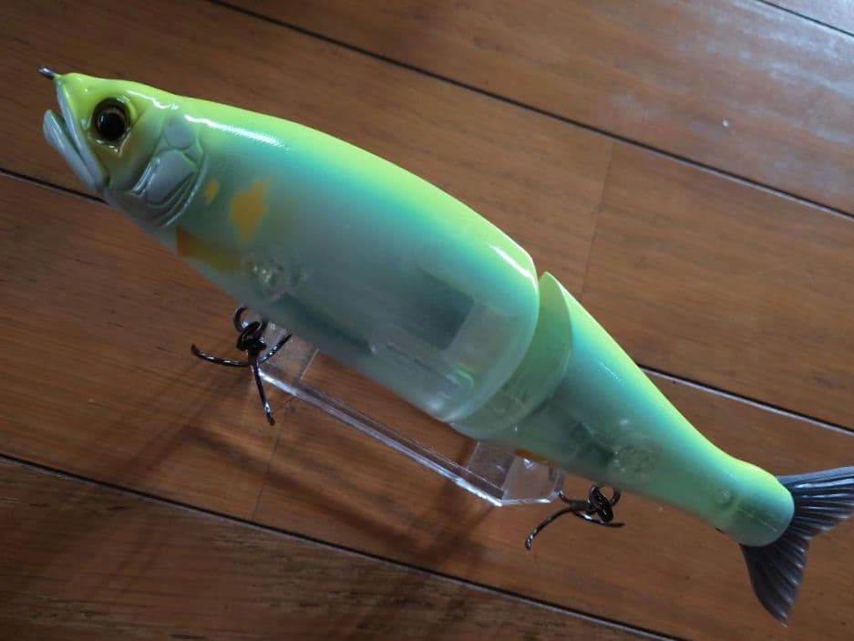 美品 ガンクラフト 鮎邪 ジョインテッドクロー マグナム 230 チャート