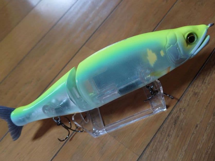 美品 ガンクラフト 鮎邪 ジョインテッドクロー マグナム 230 チャート