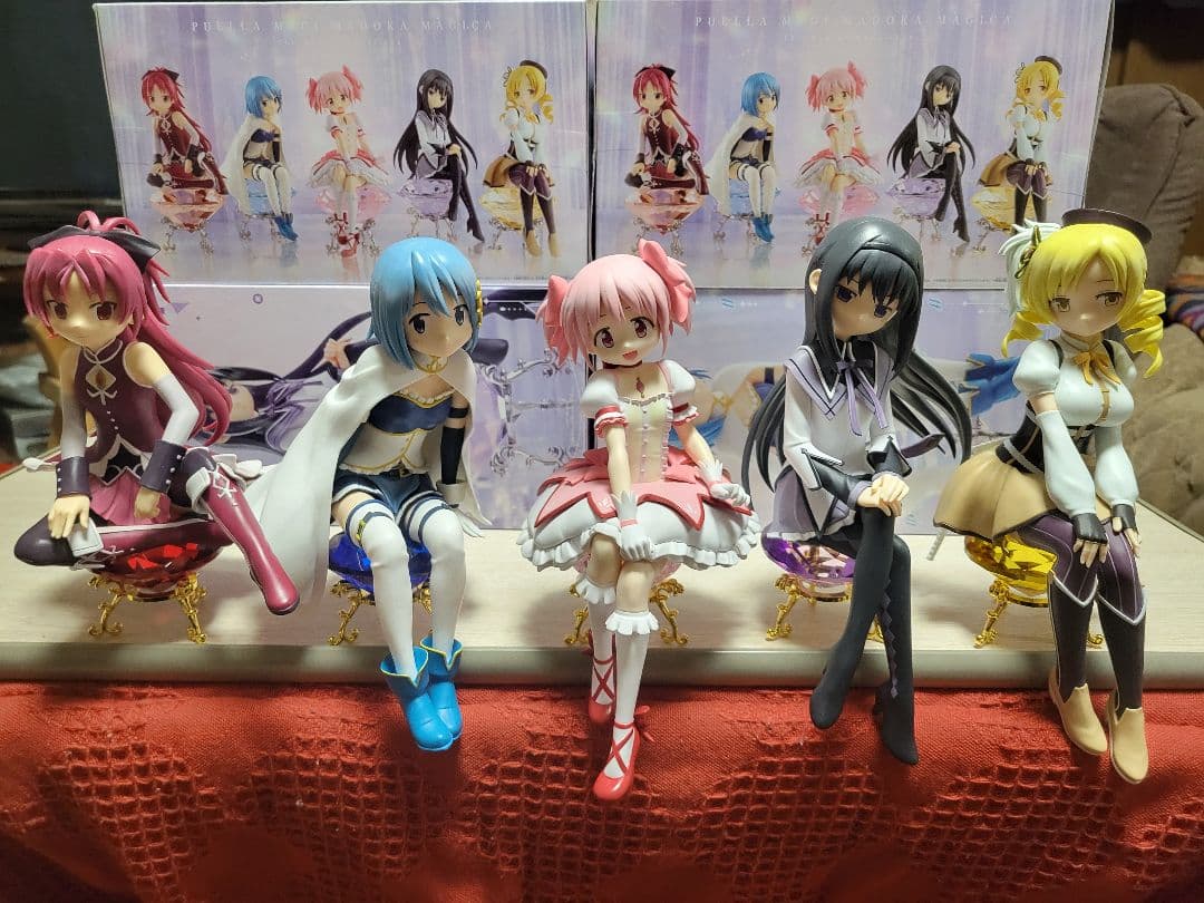 まどか☆マギカ フィギュア 5体セット台座付