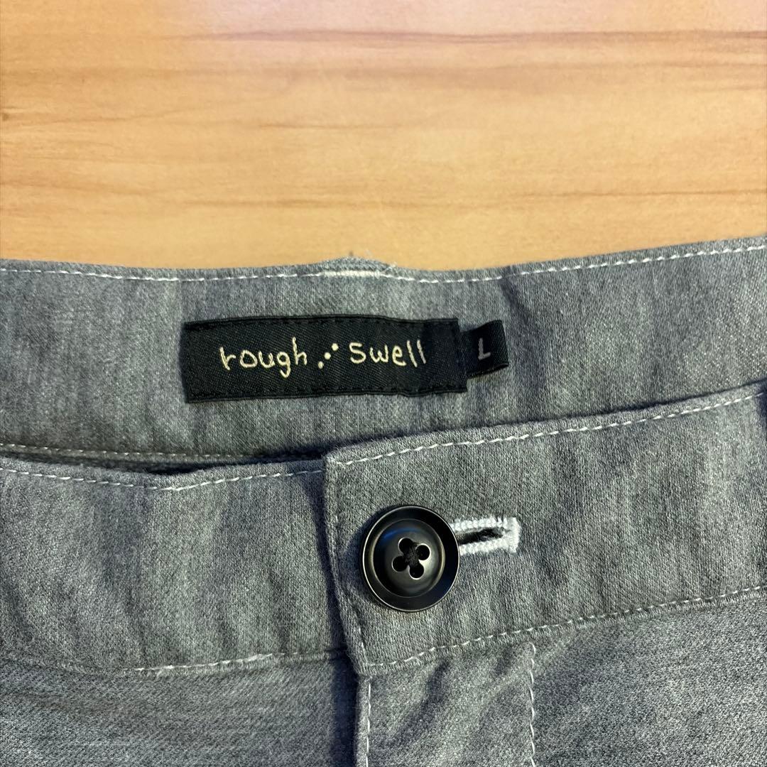 rough swell グレー 裏起毛パンツ Lサイズ