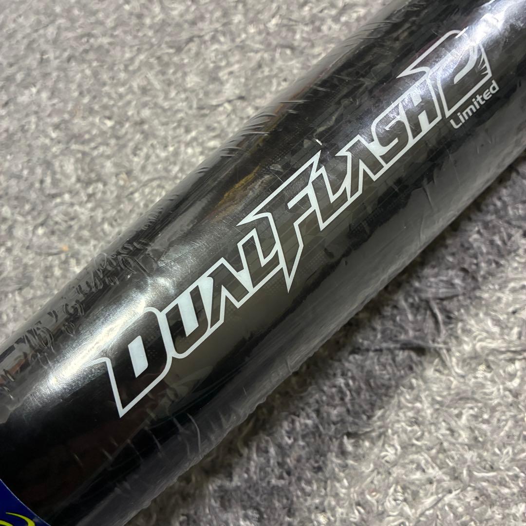 未使用 ASICS DUAL FLASH2 一般 軟式バット 84cm ケース付