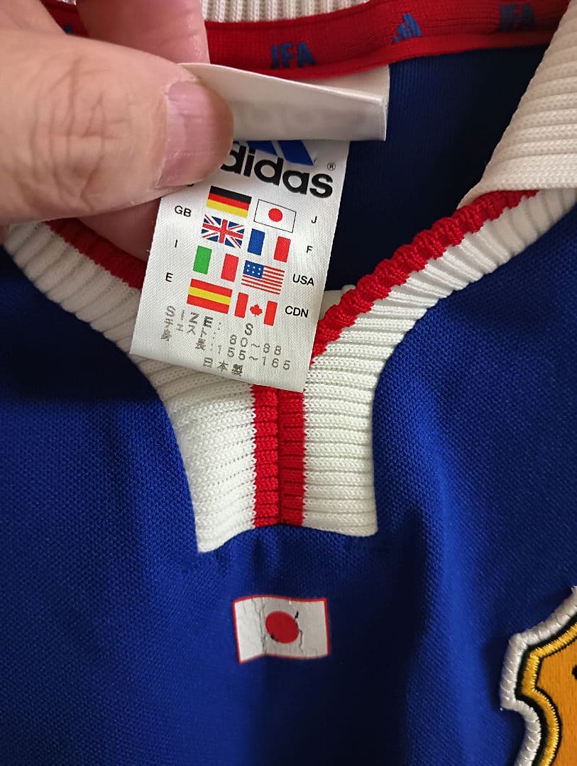 2001 日本代表　ユニフォーム　S　サッカー