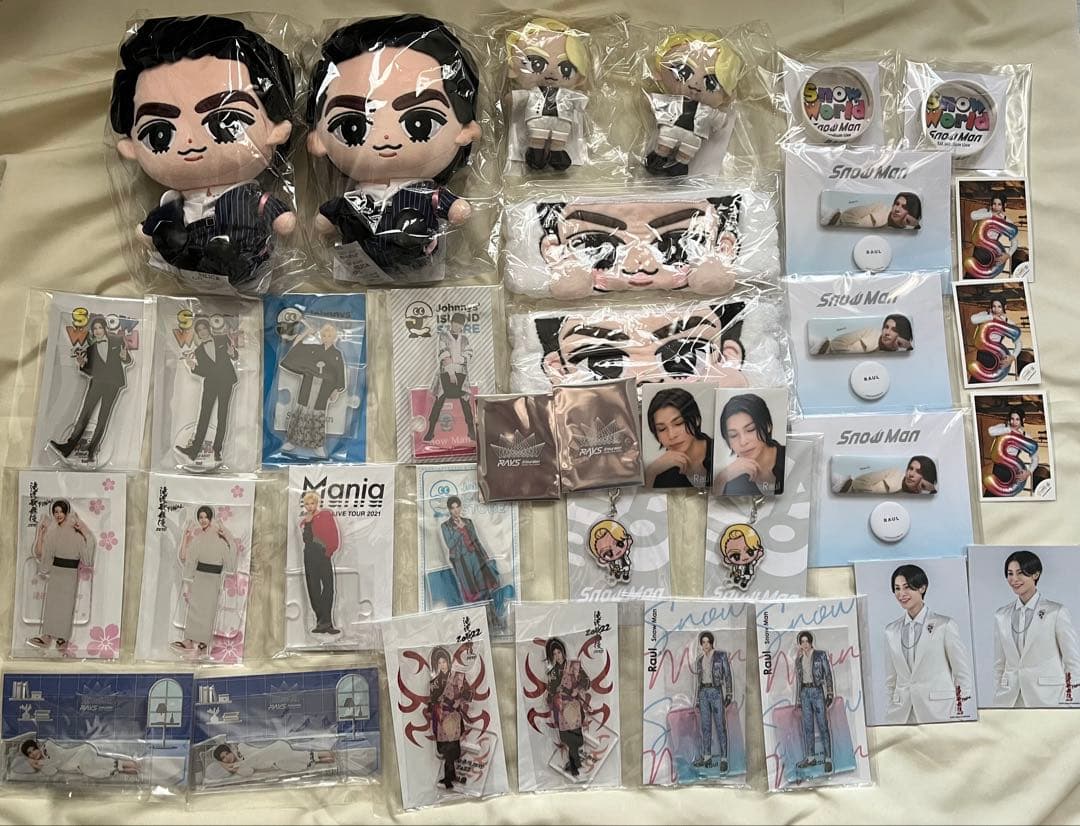  Man ラウール アクスタ すのチル チルぬい ヘアバンド等
