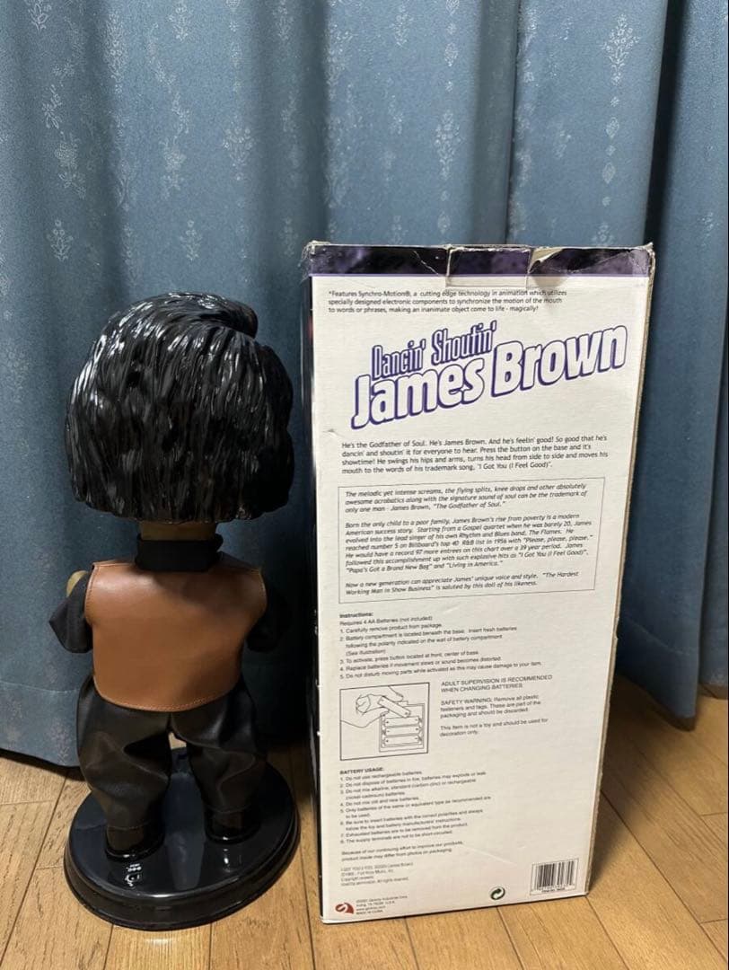 【希少】JAMES BROWN　ジェームスブラウン　ダンシングフィギュア