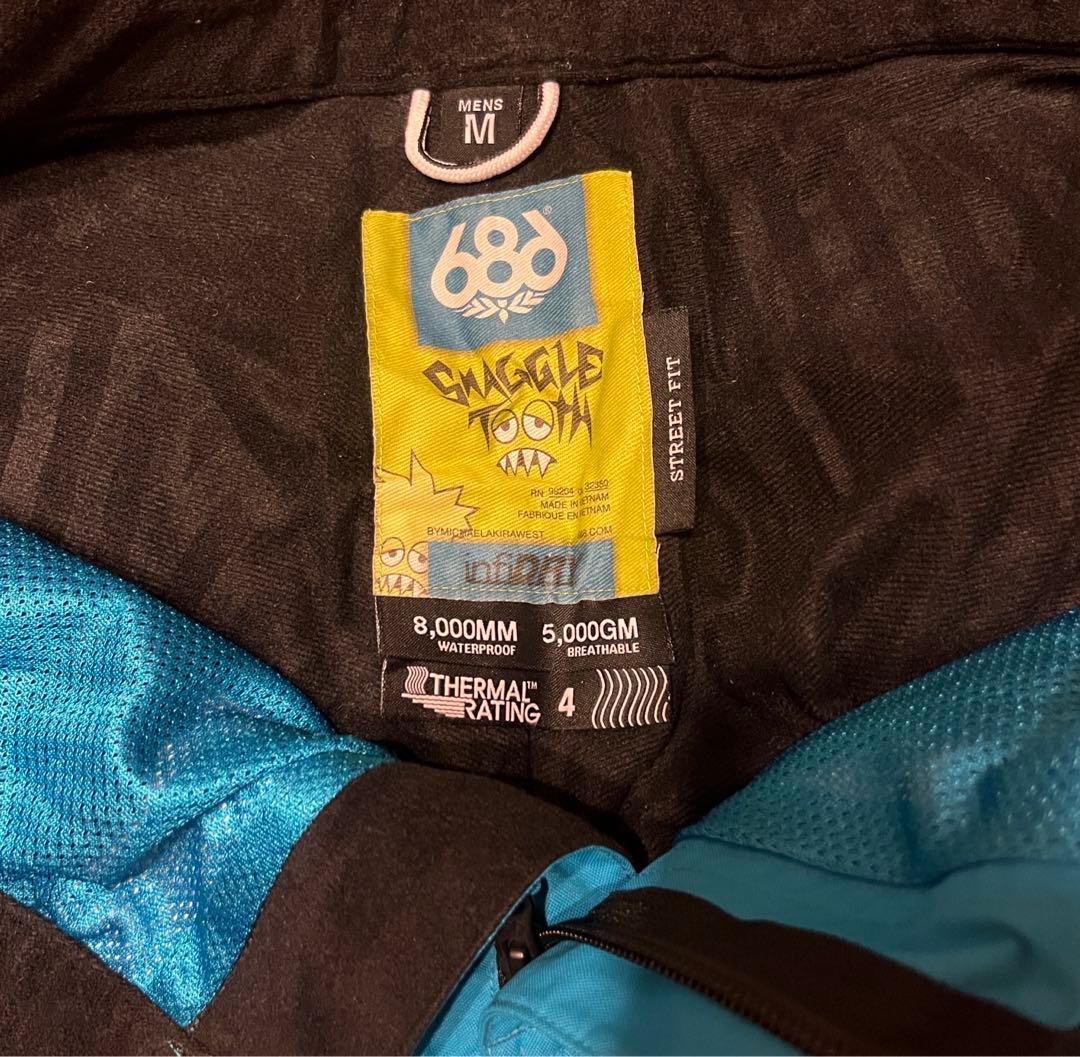 【希少・美品】686 スノーボードウェア メンズ Mサイズ 上下セット