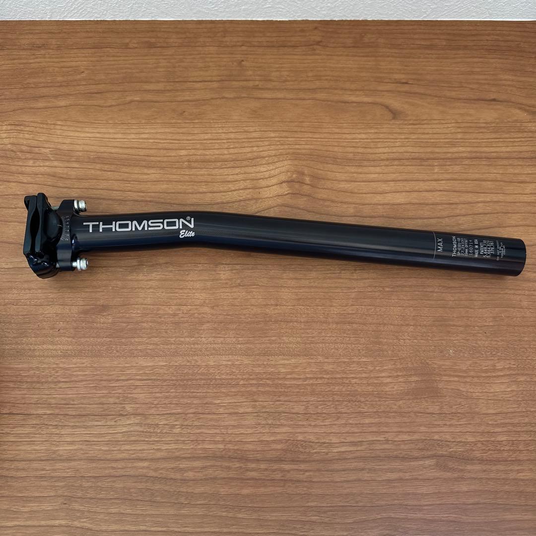 【美品】THOMSON SP-E101-SB シートポスト 27.2x330mm
