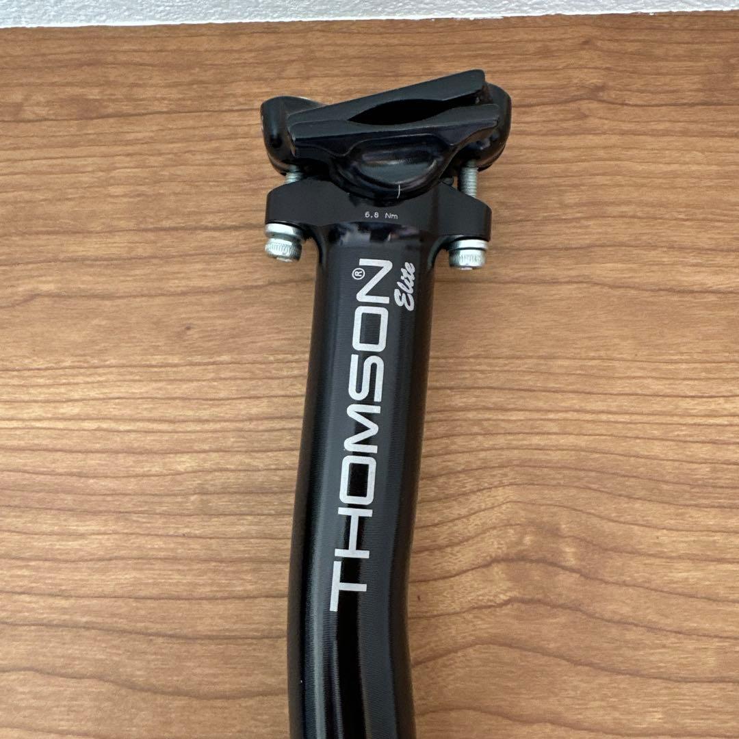 【美品】THOMSON SP-E101-SB シートポスト 27.2x330mm