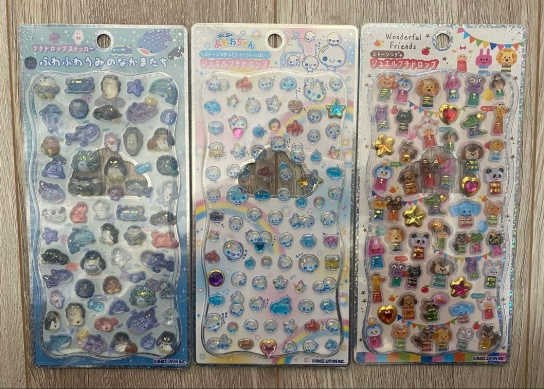 【新品未開封】ボンボンドロップシール　プチドロップステッカー　6枚セット　正規品
