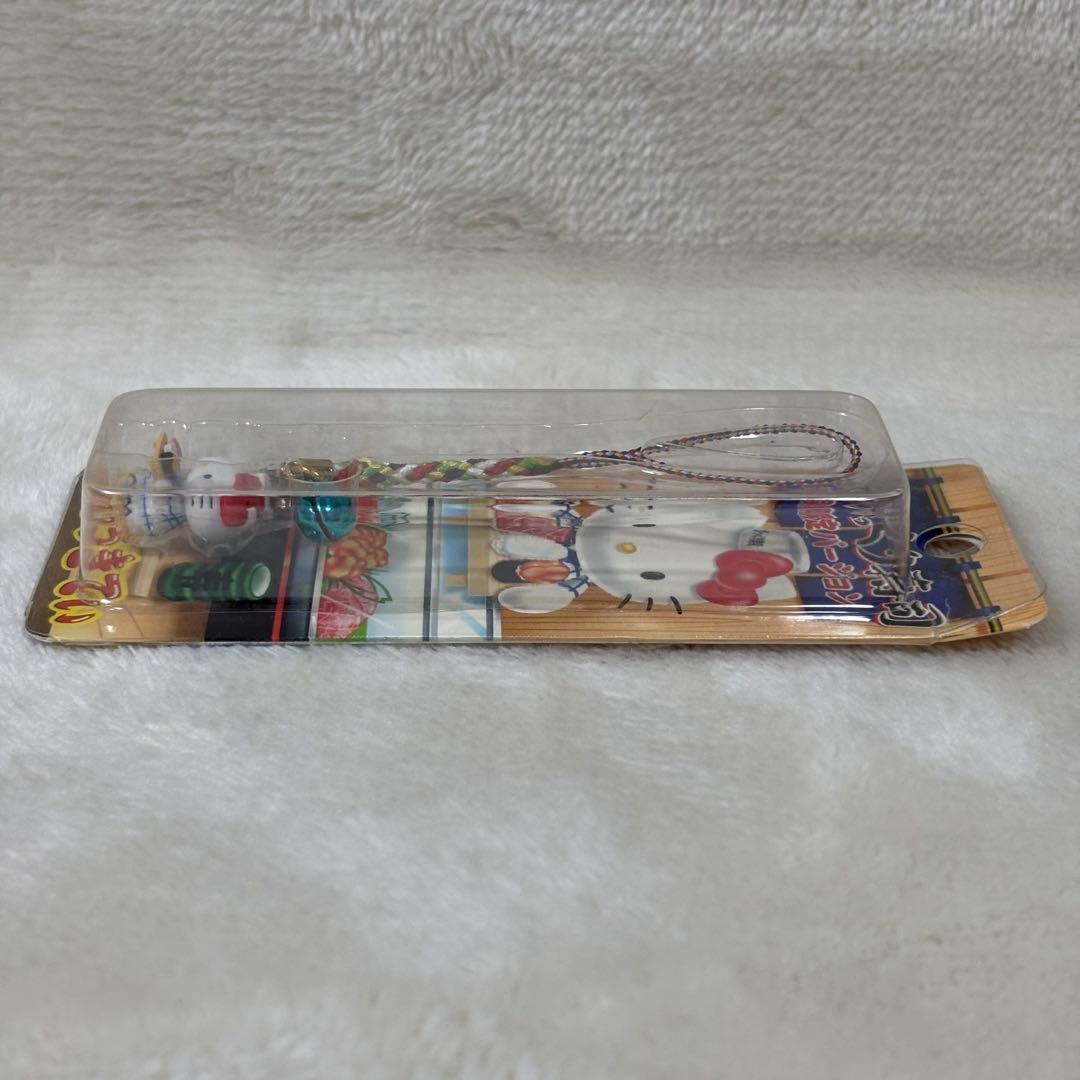 【新品】ハローキティ びっくり寿司 限定 根付 ストラップ 平成当時 希少品