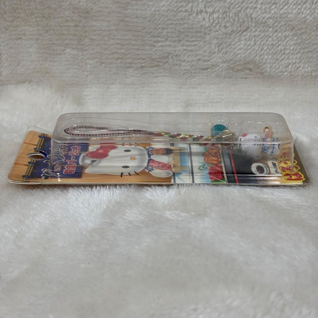 【新品】ハローキティ びっくり寿司 限定 根付 ストラップ 平成当時 希少品