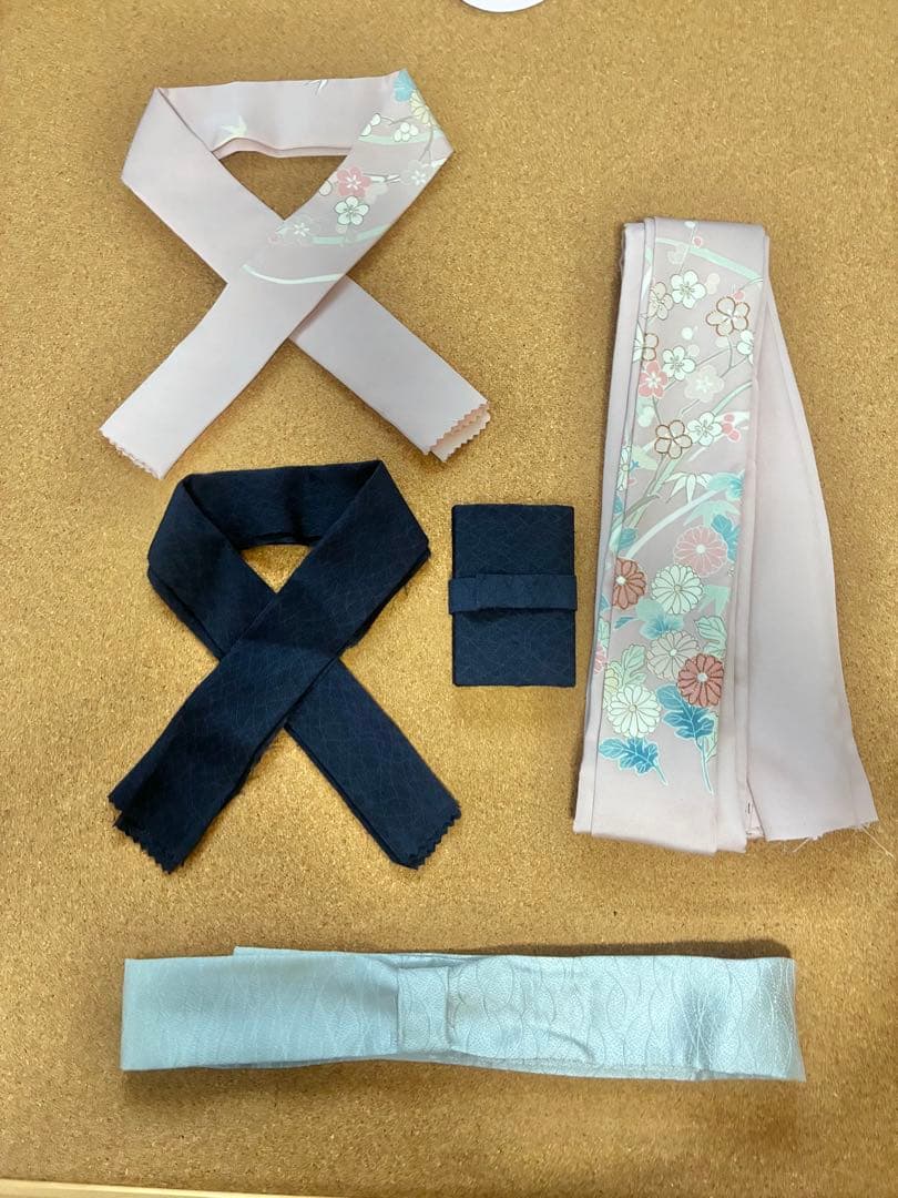 七五三 七歳女の子 着物 水色 ピンク ぼかし 花柄