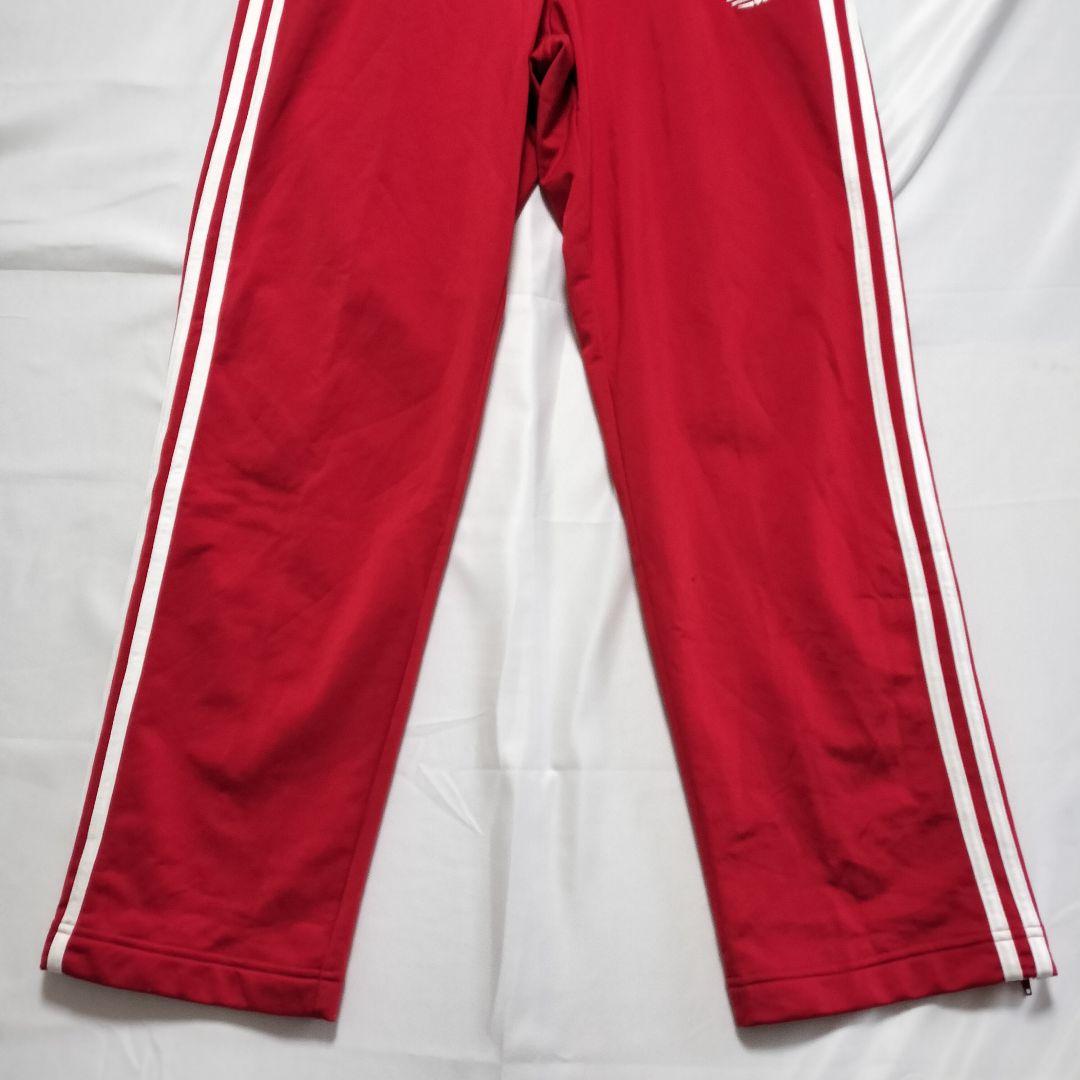 ★人気　アディダス　ファイヤーバード　トラックパンツ　ジャージ　レッド　2XL
