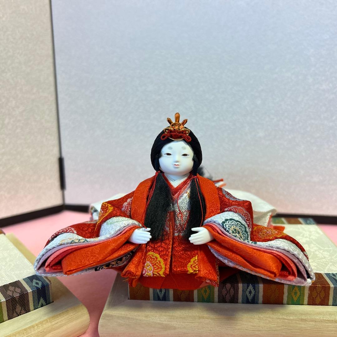 芥子雛　雛人形　お雛様　ミニ雛　衣装着　内裏雛　ふらここ　ひととえ　好きな方に