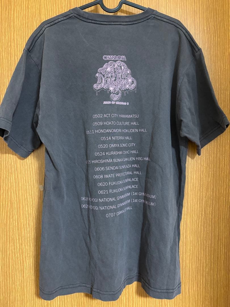 ちゃんみな　ツアーTシャツ　黒Lサイズ