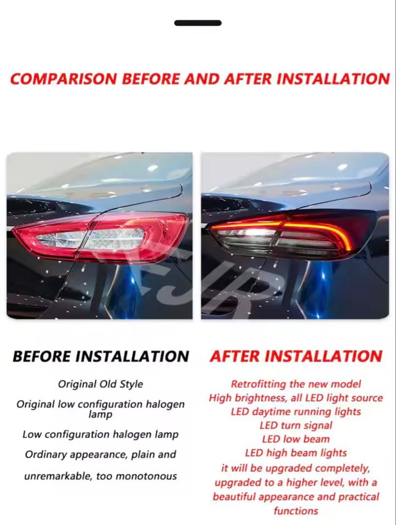 ✨マセラティクアトロポルテS,GTS,SQ4　後期型社外LEDテールランプ✨