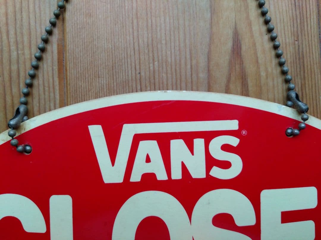 非売品！VANS オープン・クローズサインボード　バンズ 看板 ディスプレイ