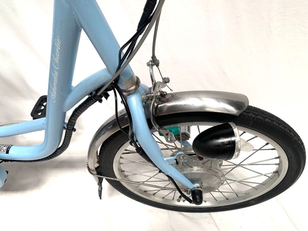 【即乘】送料無料 電動アシスト三輪自転車 新品バッテリセル10Ah 動作確認済