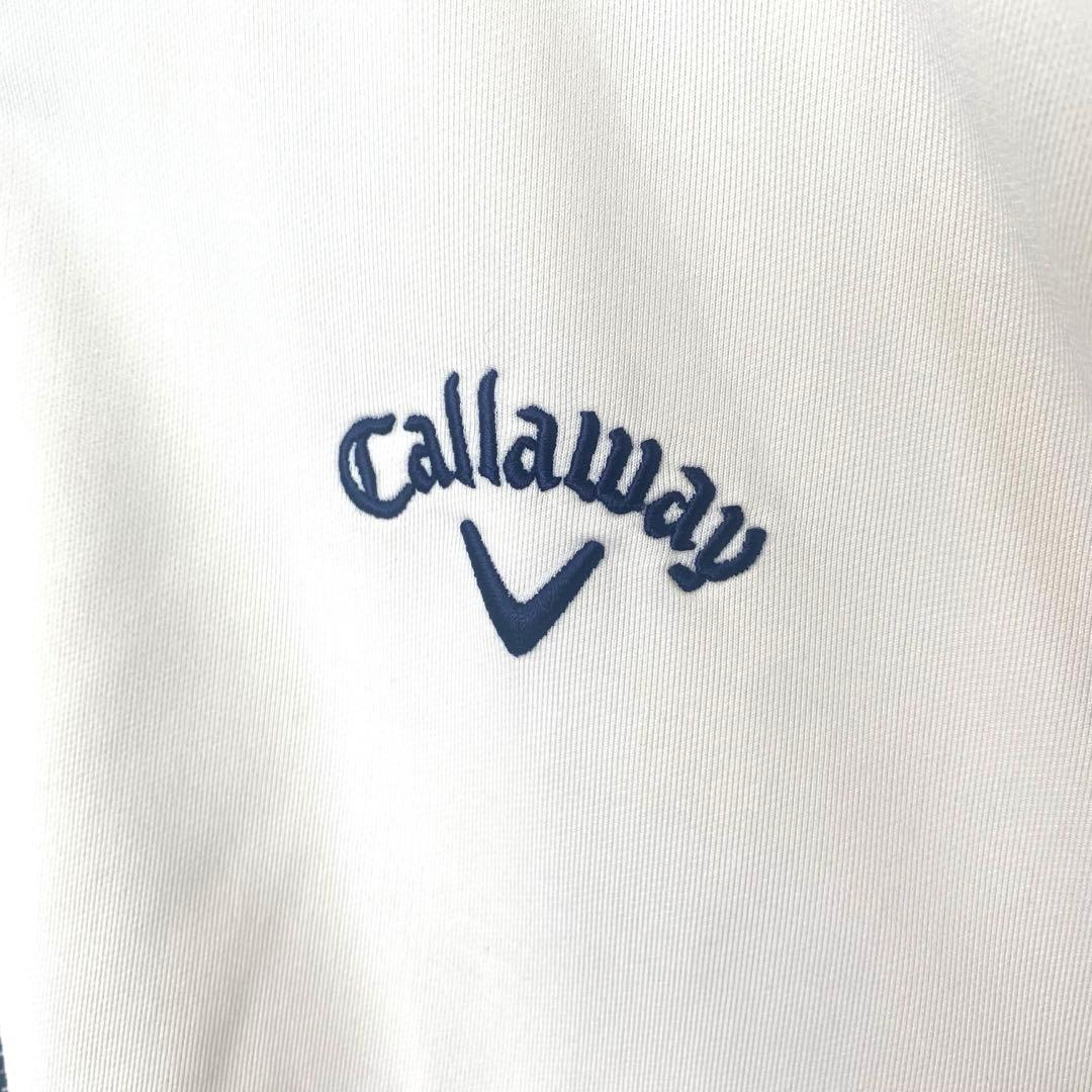 ★Callaway★メンズ ゴルフウェア 薄手 ブルゾン LLサイズ ロゴ刺繍
