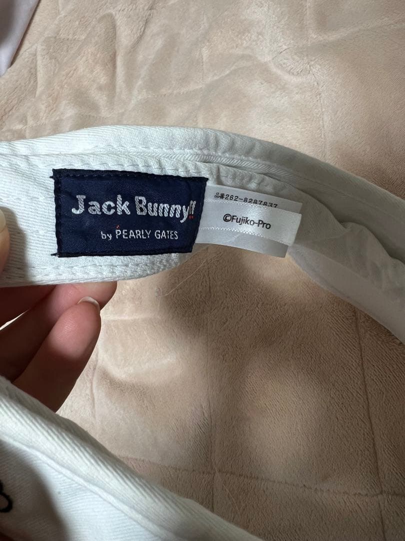 JACK BUNNY ホワイト バイザー　ドラえもん