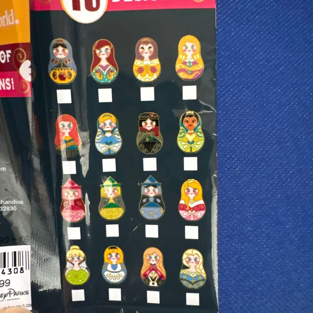 ディズニー　ピンバッチ　プリンセス　マトリョシカ　ハワイ　アウラニ ディズニー