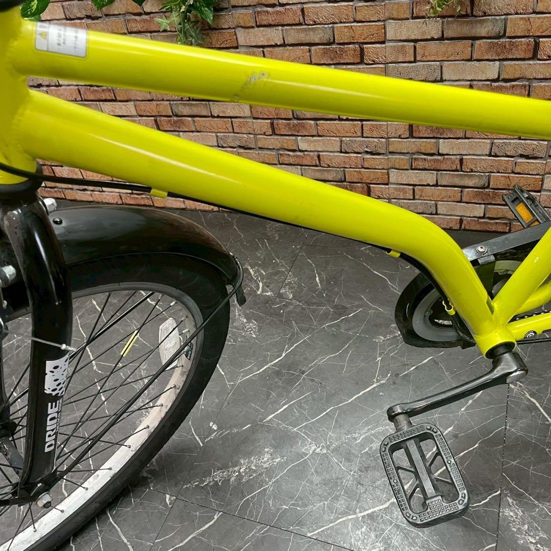 【119】子供用自転車 子供車 DRIDE イエロー 24×1.95インチ