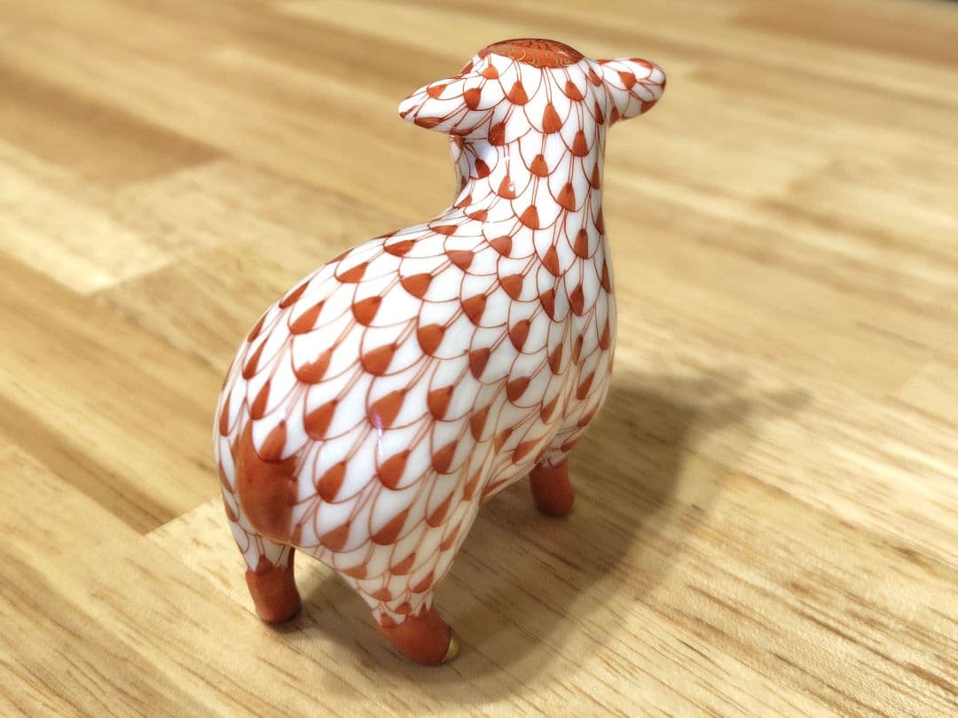 ☆美品☆ヘレンド 　羊　ひつじ　未年　干支　置物　フィギュリン