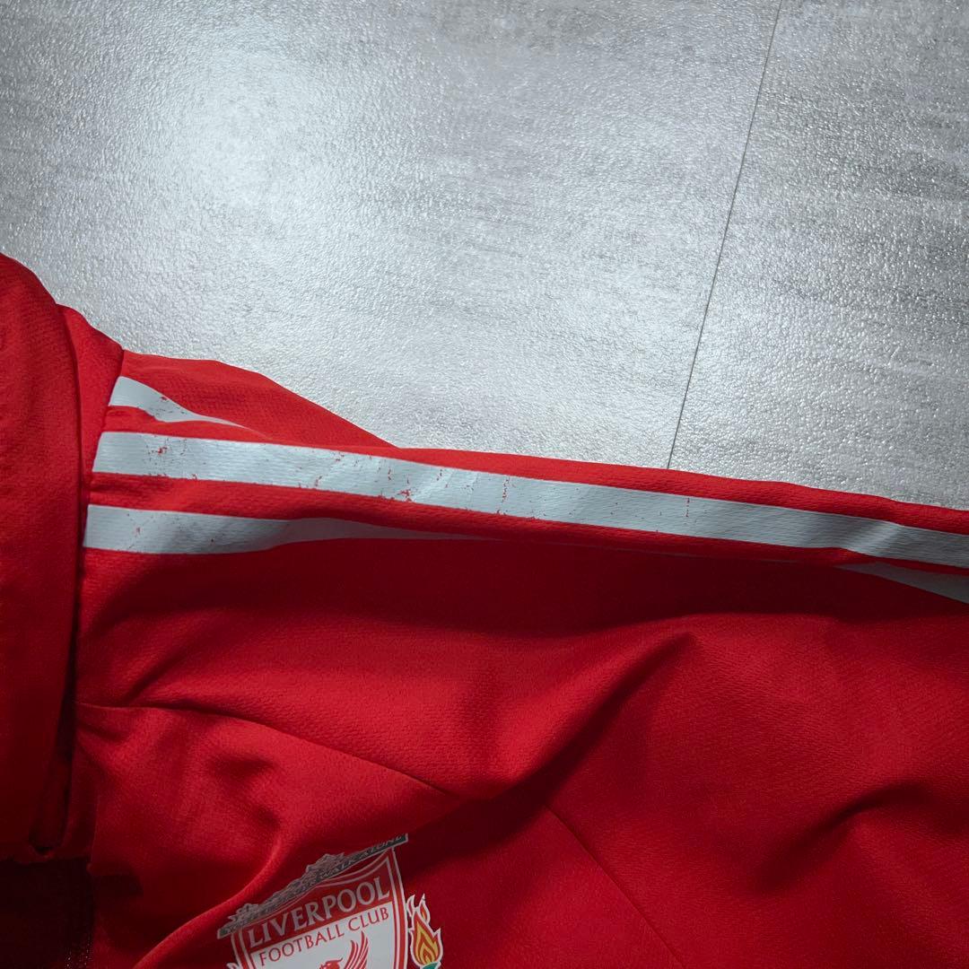 00s adidas リヴァプール ナイロンジャケット ハーフジップ アノラック