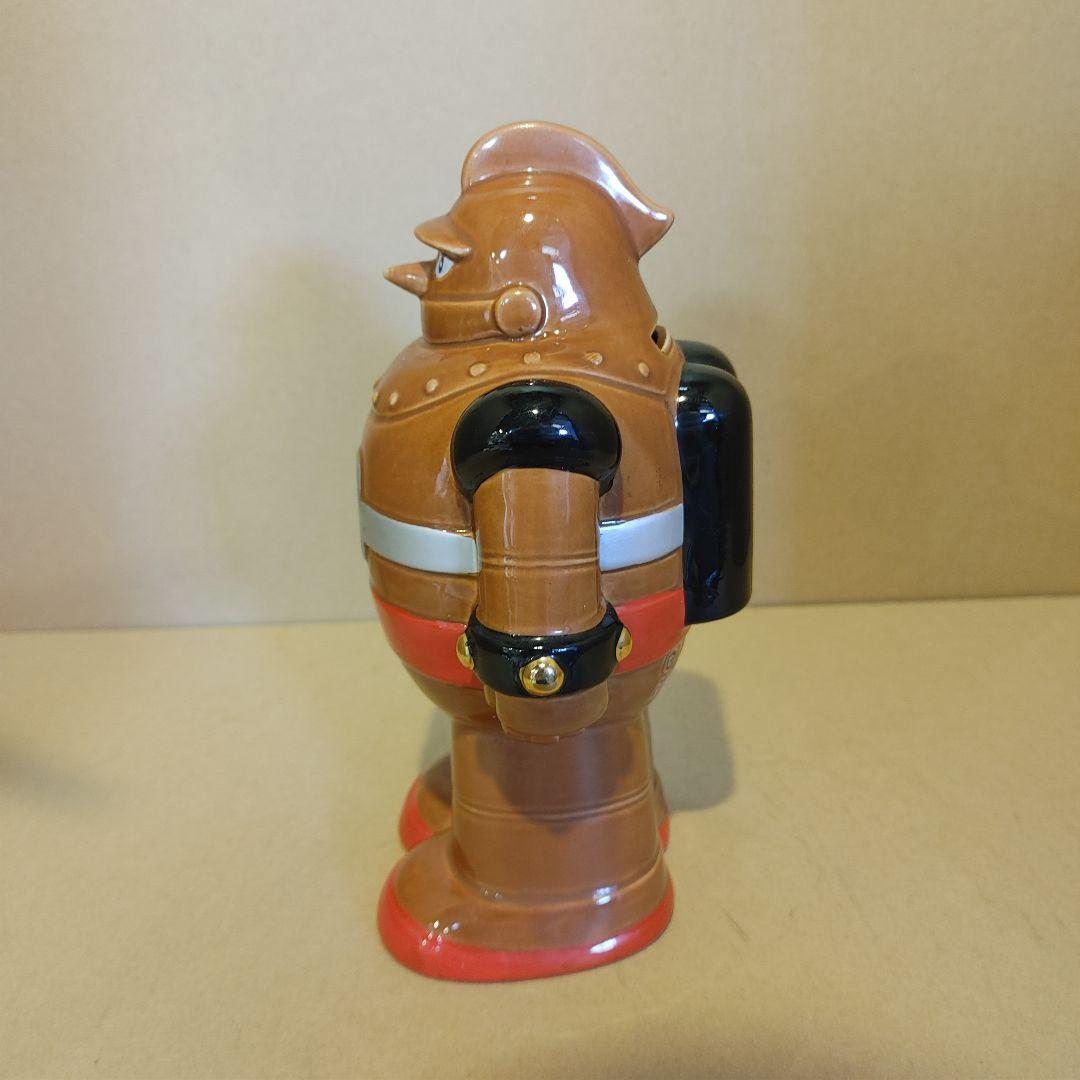 鉄人28号　陶器　茶色貯金箱　光プロ　マーミット 昭和レトロ フィギュア 東映
