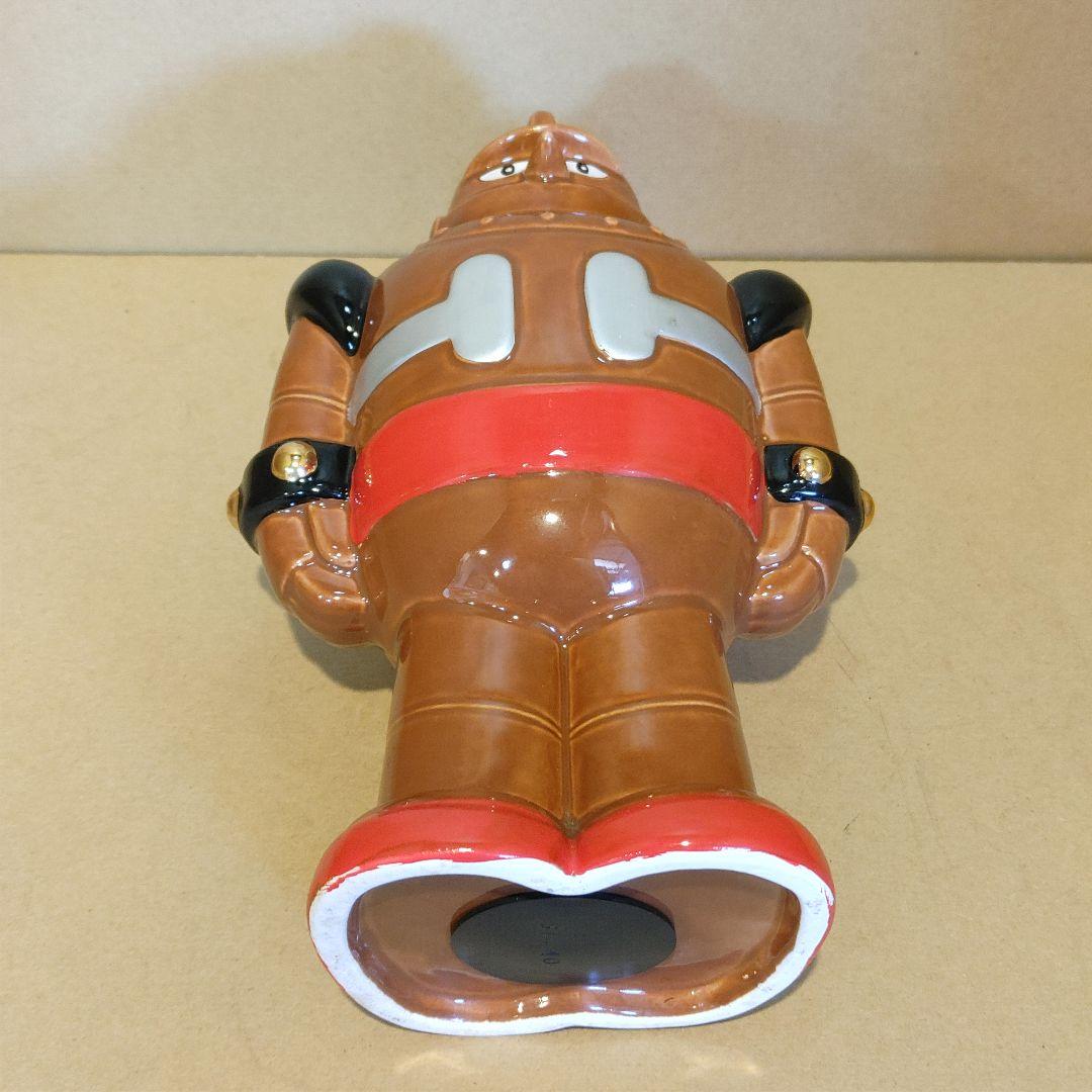 鉄人28号　陶器　茶色貯金箱　光プロ　マーミット 昭和レトロ フィギュア 東映