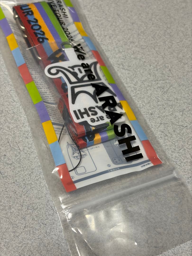 即購入◎新品　フォンタブストラップ　嵐　2026 We are ARASHI