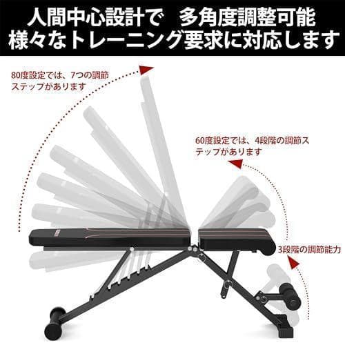 トレーニングベンチ 腹筋 筋トレ　折り畳み　フラット　コンパクト　背筋　収納