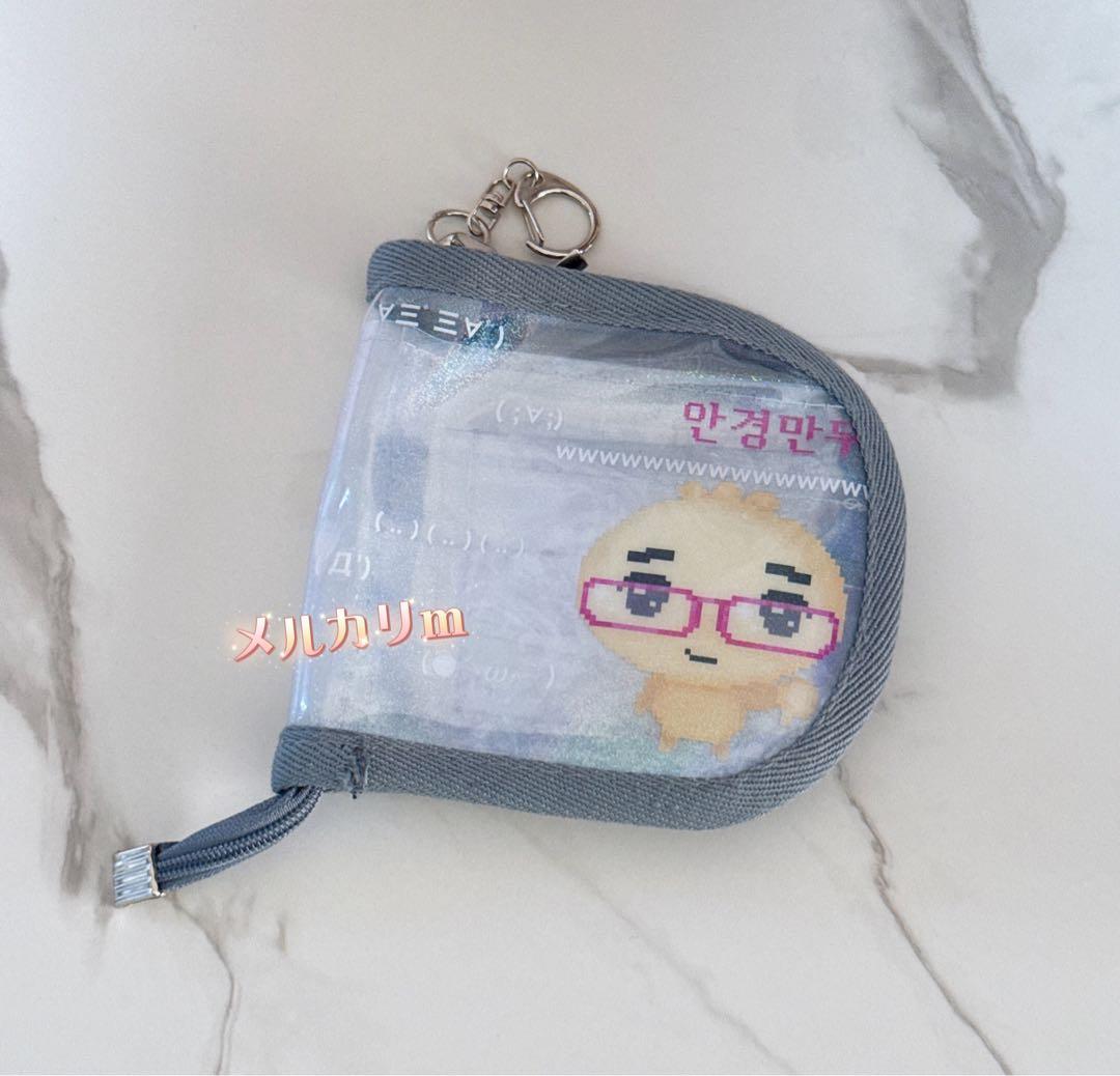 匿名配送♡メガネ餃子×SPINNS クリアウォレット 財布 コピペ❌