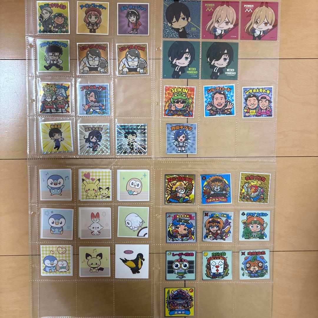 シール•ステッカー•カード　コレクション (ワンピ•ドラゴンボール•鬼滅等々)