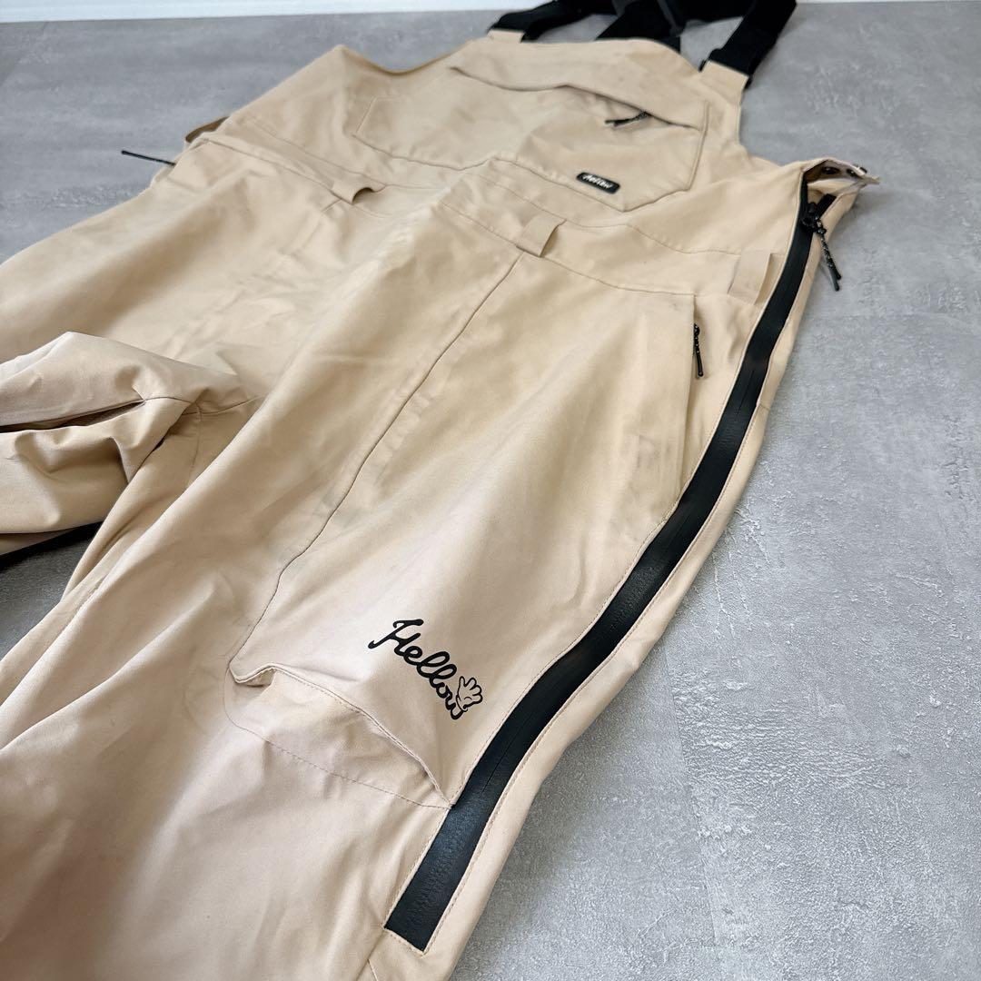 スノーボードウェア 上下セットビブパンツ スノボ ウェア Mサイズ パンツ