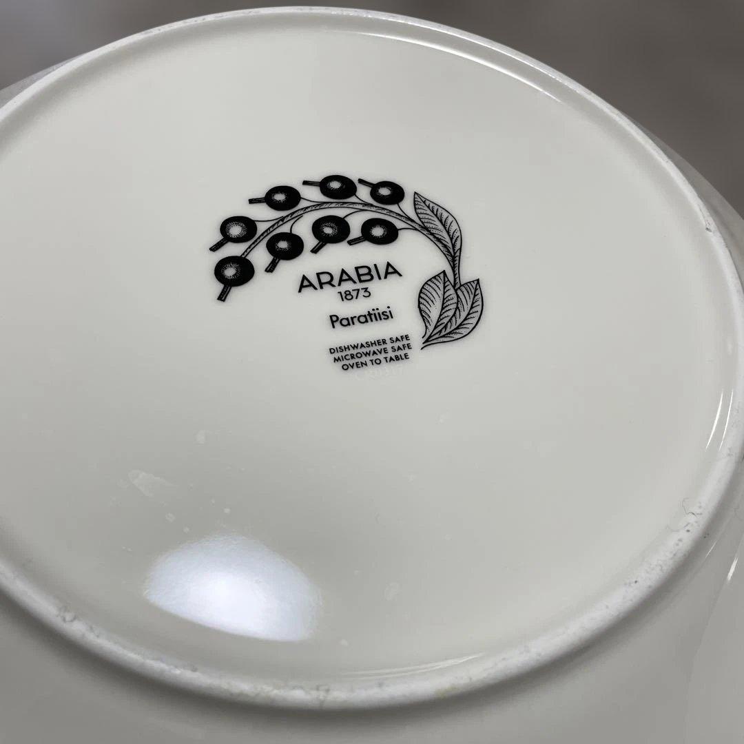 ARABIA paratiisi 果物と花のデザイン 大皿 2枚セット