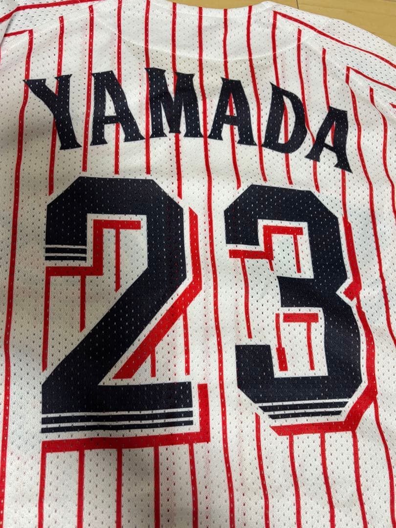 東京ヤクルトスワローズ 山田哲人 ユニフォーム フリーサイズ xl 23番